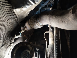 Замена гофры глушителя в Минске